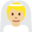 person with veil, medium-light skin tone